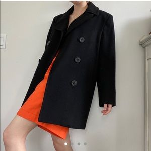 black trench coat
